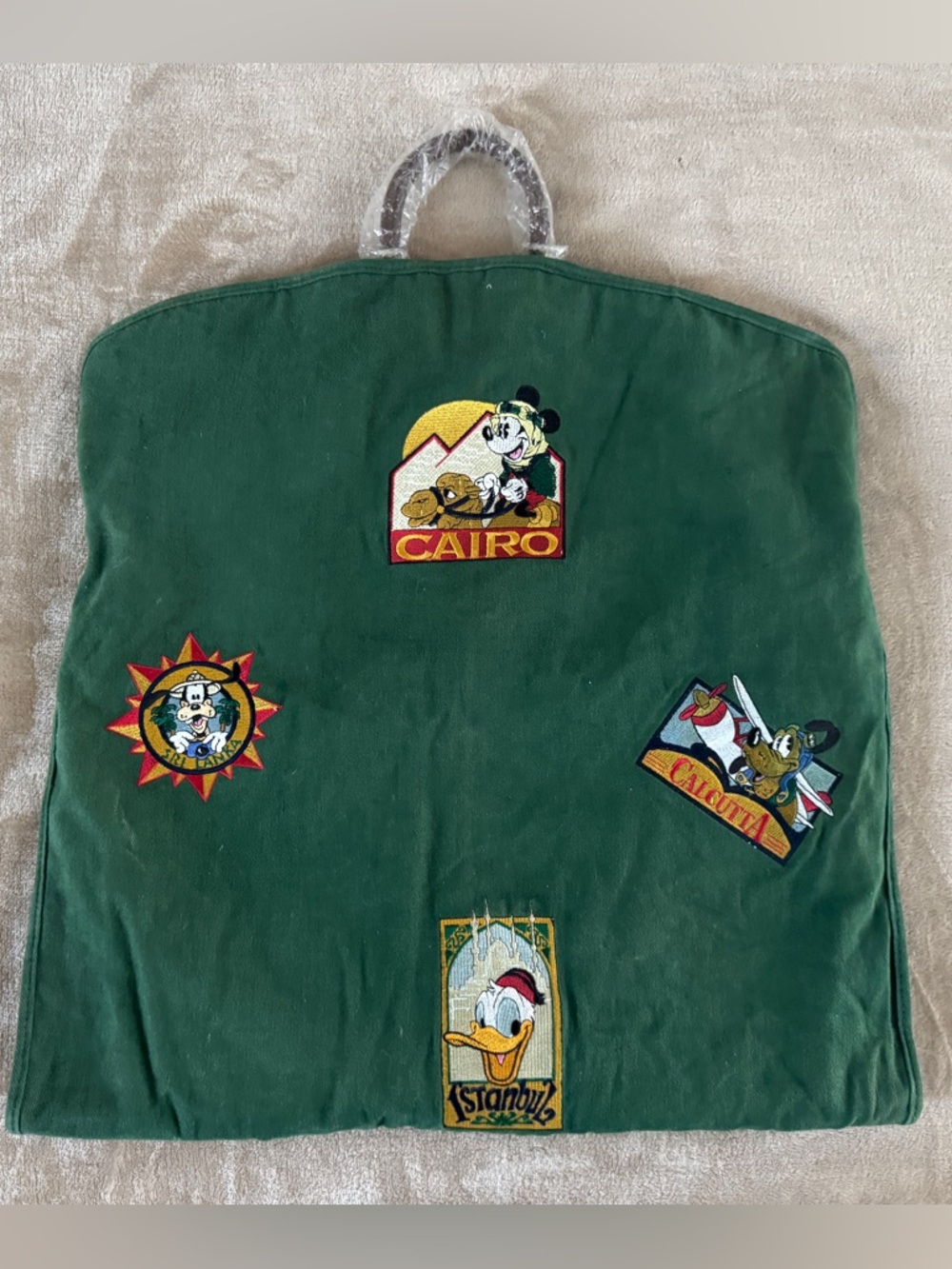 Disney Store Vintage Mickey & Friends Travel Garment Bag